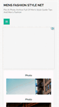 Mobile Screenshot of mensfashion-style.net