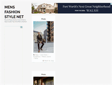 Tablet Screenshot of mensfashion-style.net